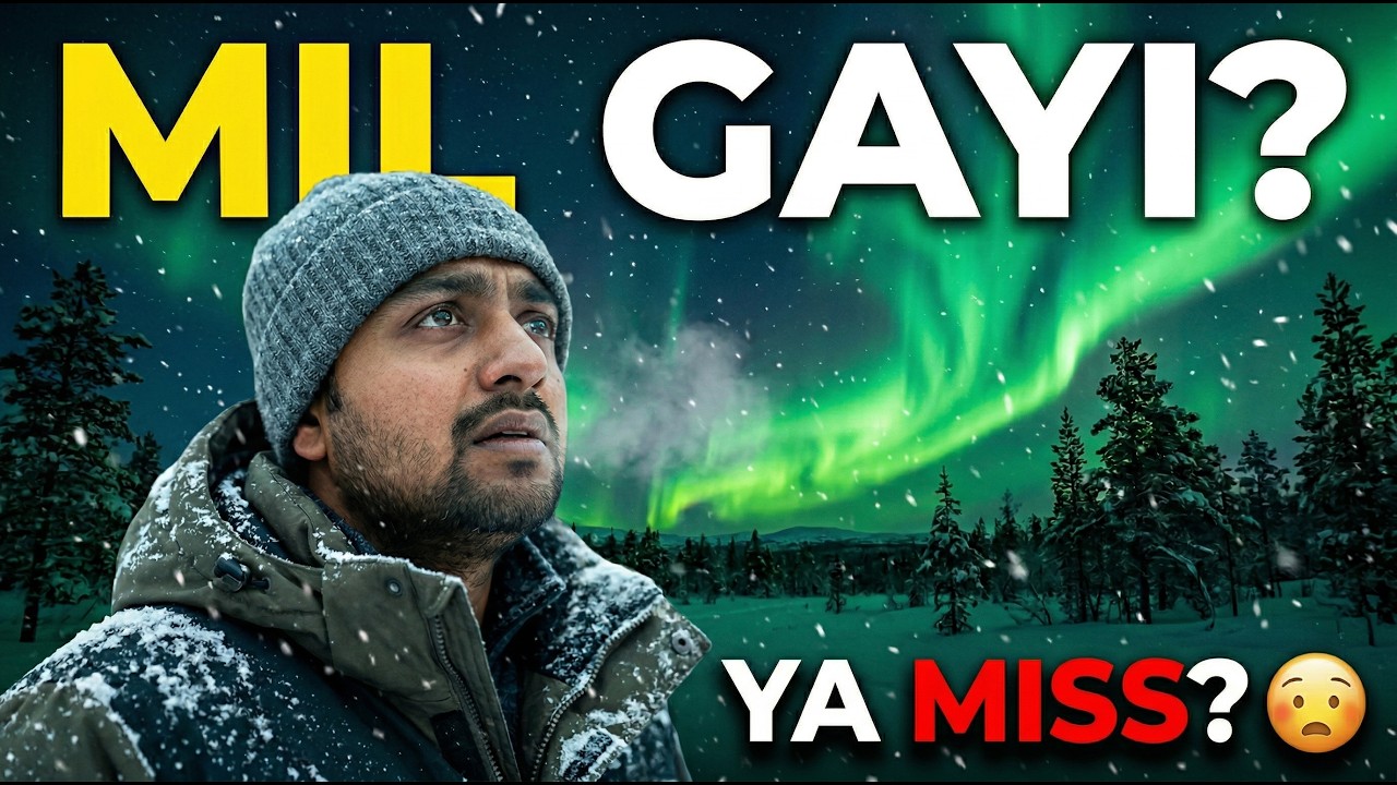 Northern Lights MIL GAYI? 😳 | Murmansk Aurora Hunt Reality 🇷🇺