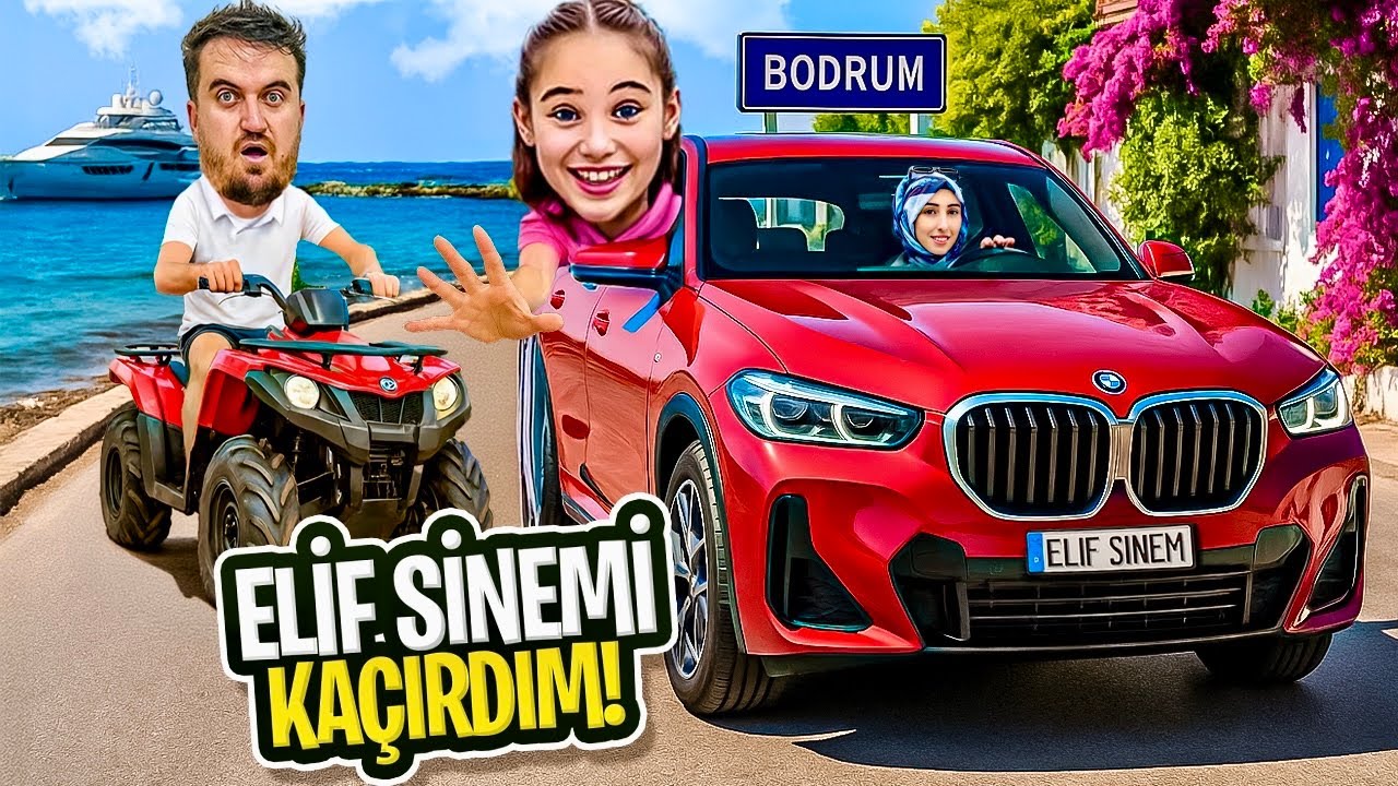 ANNESİ ELİF SİNEMİ OTELDEN KAÇIRDI !! BABAM ARABAYA GİZLİ BİNDİ !! BODRUM TURU YAPTIK !! 