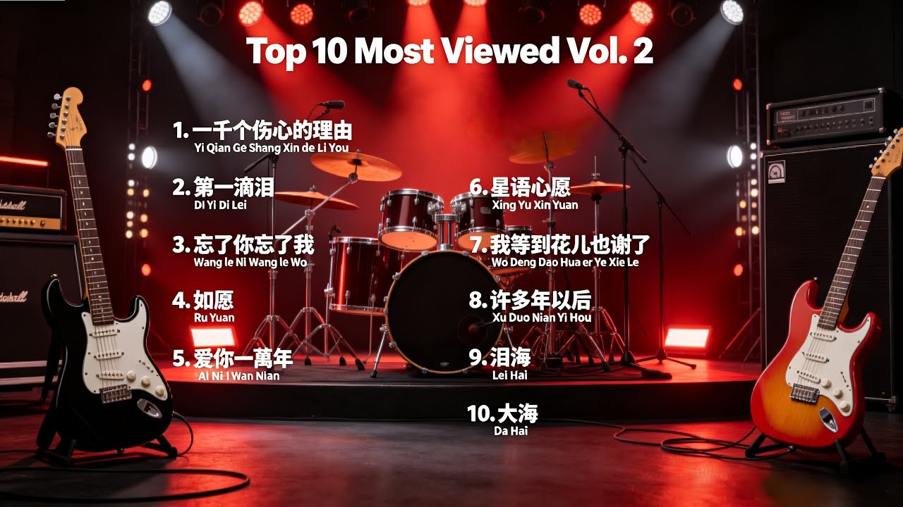 Top 10 Most Viewed Mandarin Songs on This Channel Vol. 2🎧🔥