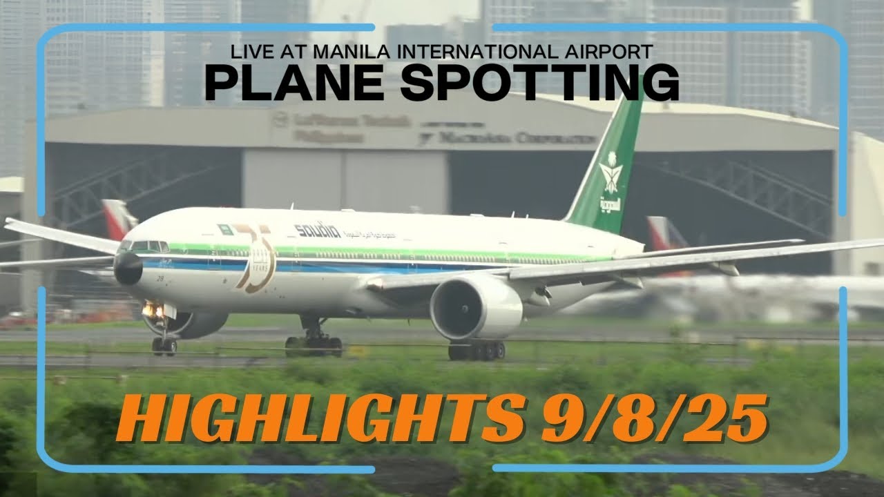 Highlights! 50 mins of Takeoffs & Landings ✈️ | Best Moments from NAIA Live Stream 🇵🇭 9/8/25