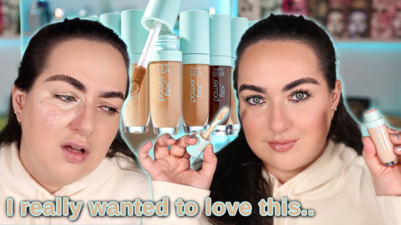 TARTE SEA Power Flex™ Full Coverage Vegan Concealer Review!🥲 I had such high hopes...