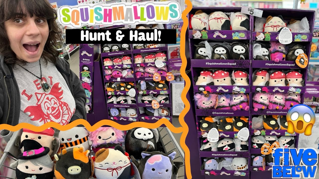 НОВИНКА✨2025 Хэллоуин🎃4,5-дюймовые Squishmallows от Five Below! Ищите и смотрите! С НОВЫМИ😱LPS!