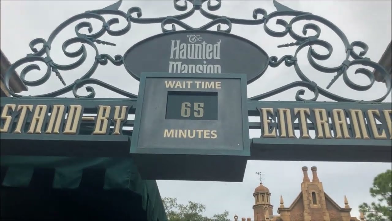 The Haunted Mansion Full Experience With POV On Ride - Magic Kingdom, Walt Disney World Resort