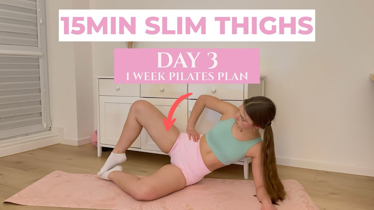 15 Minute Slim Thighs Workout | Day 3 · Pilates Challenge 