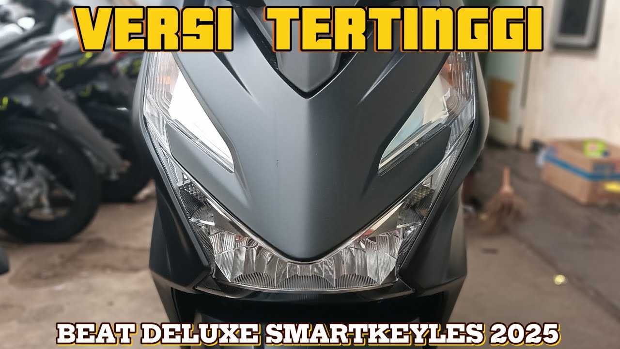 VERSI TERTINGGI 💥 BEAT DELUXE SMARTKEYLES 2025💥 WARNA HITAM DOP