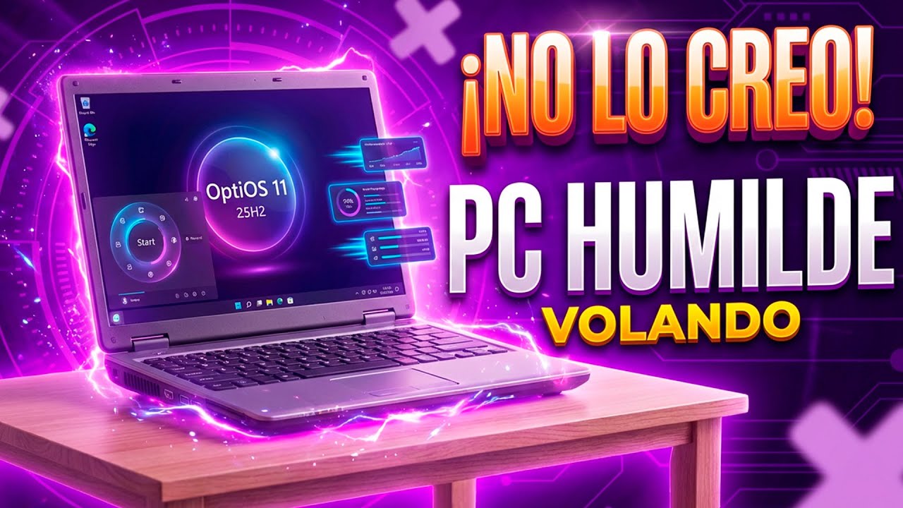 ¡Instalé OptiOS 11 25H2 en una PC de Bajos Recursos y no creerás el resultado!