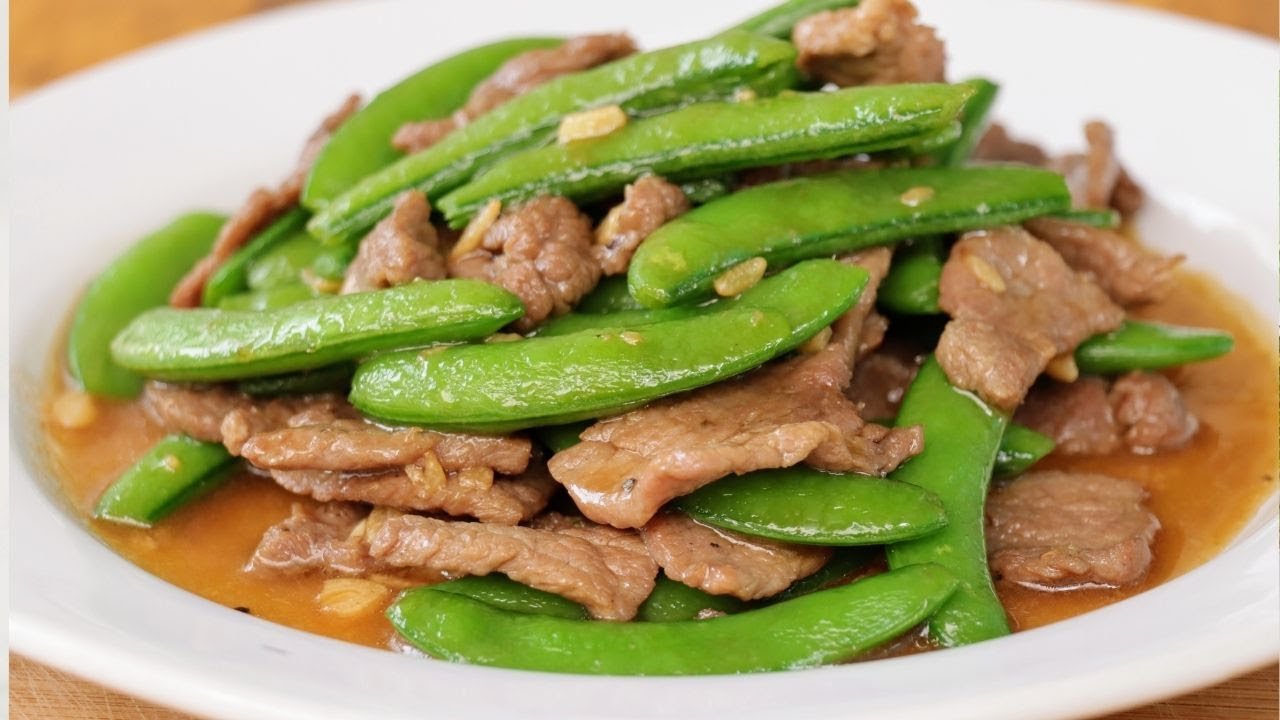Sugar Snap Peas Stir-fry Recipe | Stir-Fried Beef and Sugar Snap Peas | Bodain Life