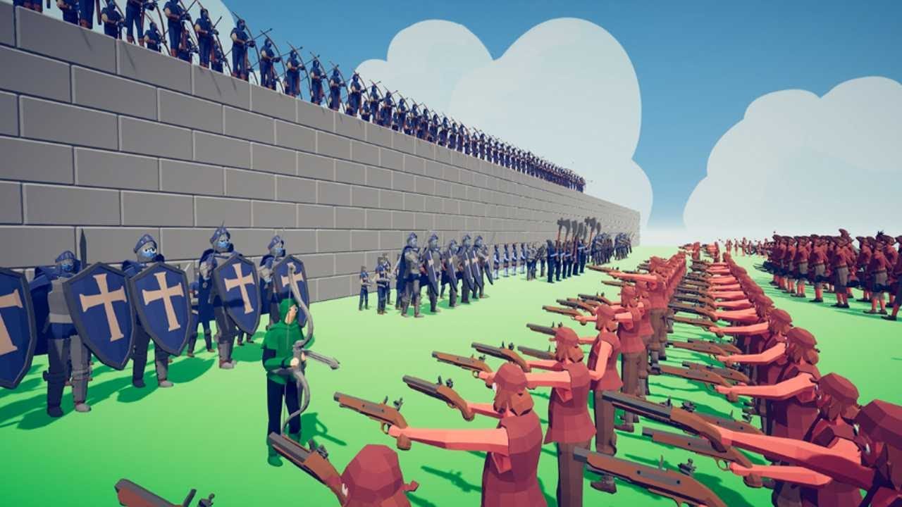 Can Robin Hood defend the Brick Wall? Treasure Guardians TABS Mod Totally Accurate Battle Simulator