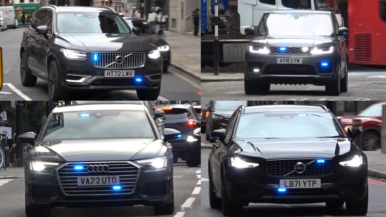 **COUNTER TERRORISM** Units Urgently responding BTB in various Unmarked cars on big Operation