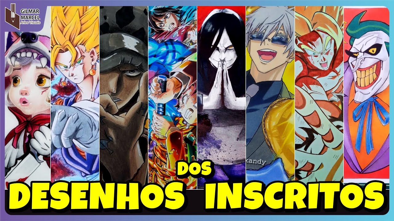 Que talento! 😱 Reagindo aos desenhos dos inscritos | Gilmar Marcel