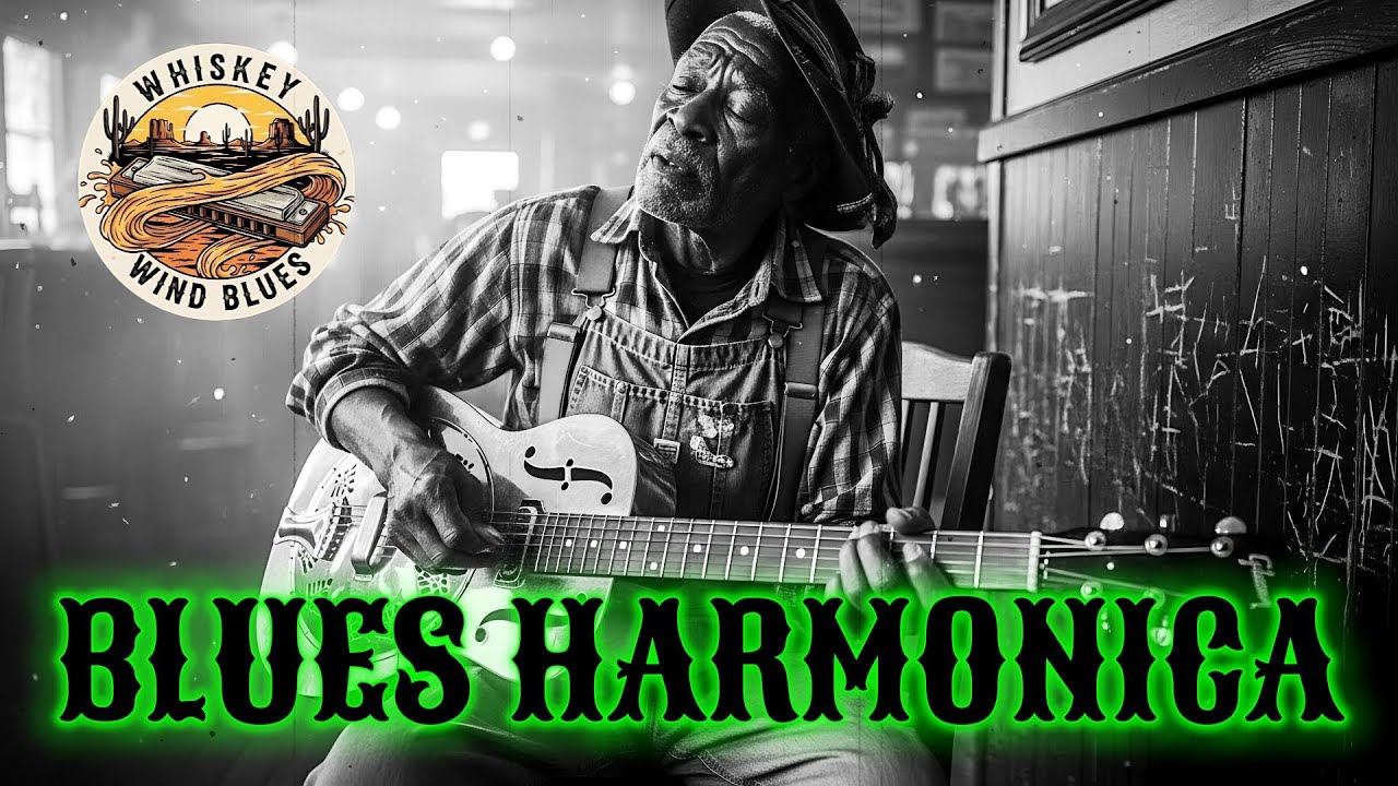 Midnight Harmonica Blues Music – Soulful Acoustic Desert Blues