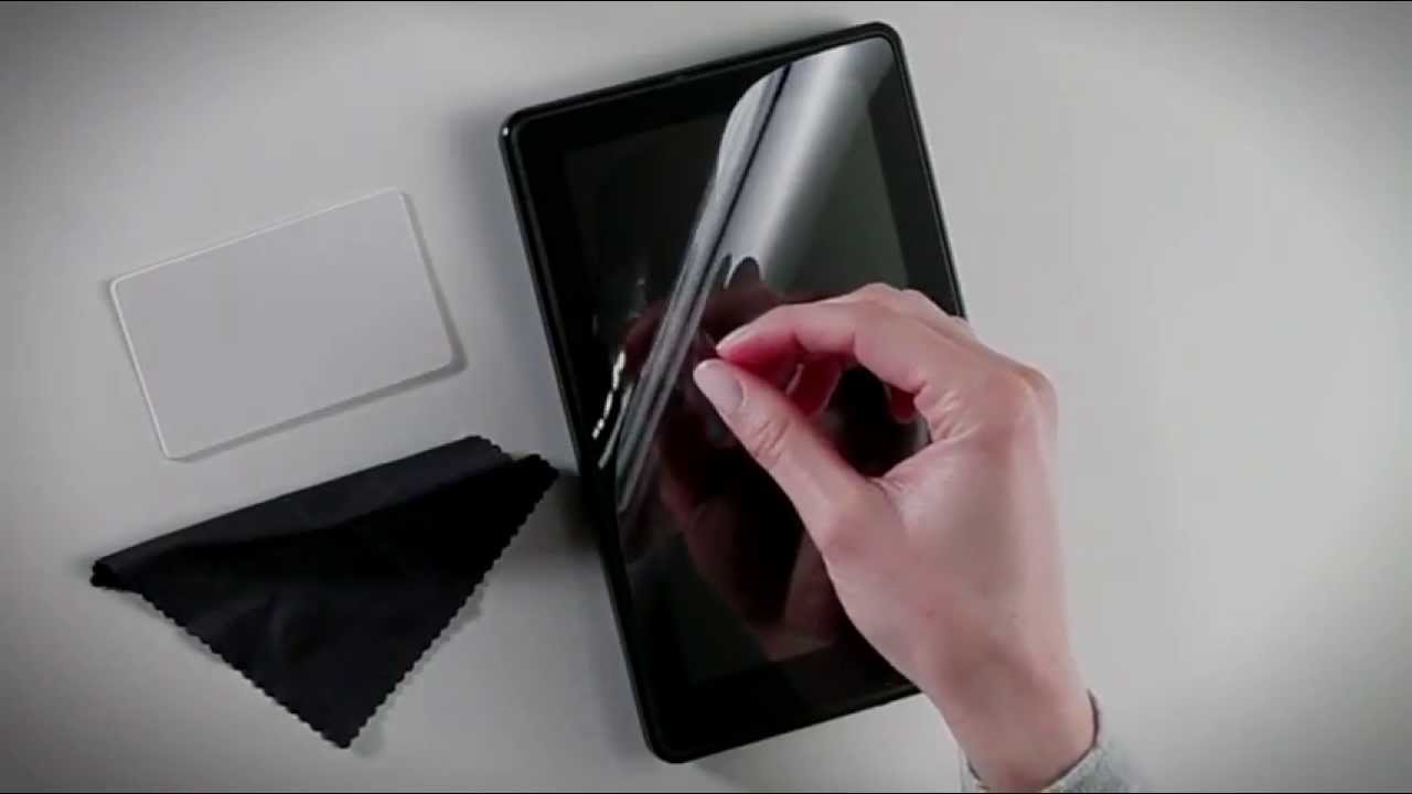 Screen Protector Installation - Kindle Fire