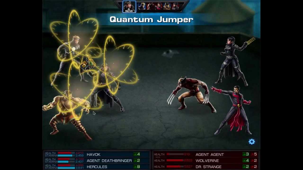 Marvel Avengers Alliance: Agent, Havok and Hercules PVP 3 battles