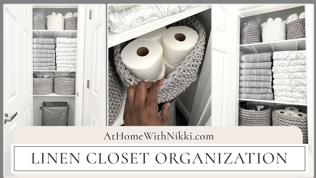 How To Organize A Small Linen Closet | Tiny Closet Tips & Ideas