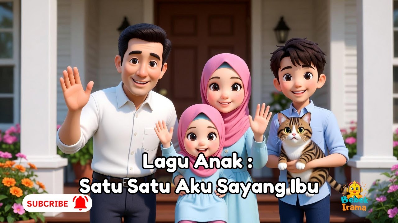Satu satu aku sayang ibu | Lagu Anak Indonesia Terpopuler | lagu anak anak
