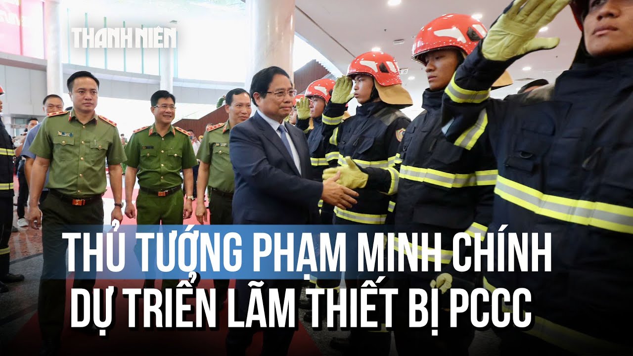 Thủ tướng Phạm Minh Chính dự triển lãm thiết bị PCCC và CNCH tại TP.HCM