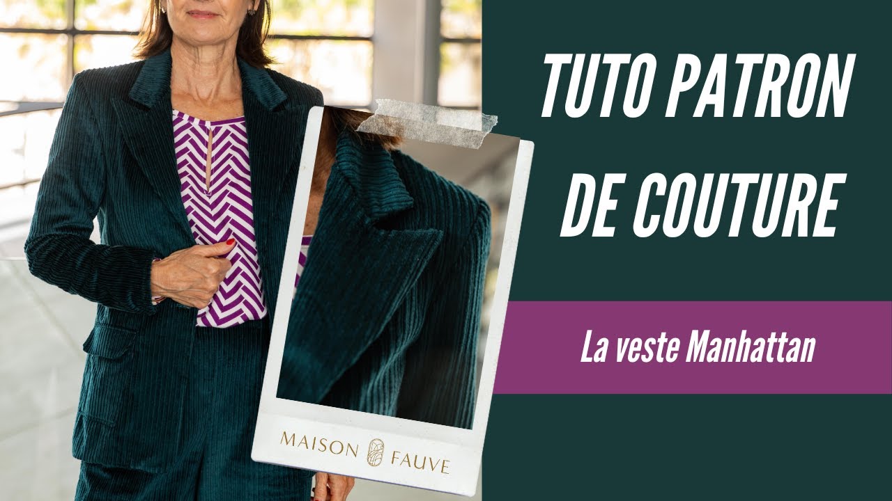 Tuto patron couture🗽La veste de blazer Manhattan