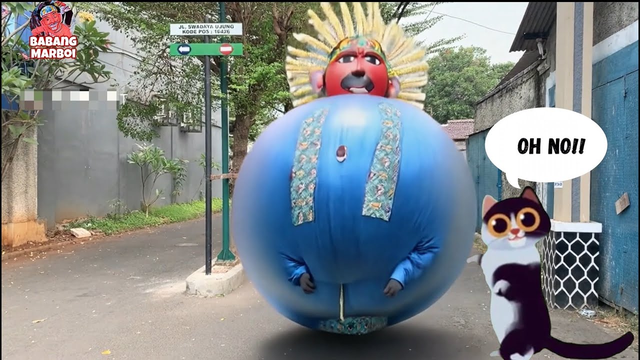 ONDEL ONDEL is smashed until it explodes!!!! | ONDEL ONDEL BETAWi BABANG MARBOI
