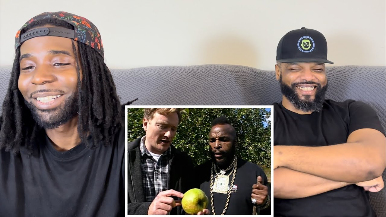 Conan Goes Apple Picking With Mr. T Reaction