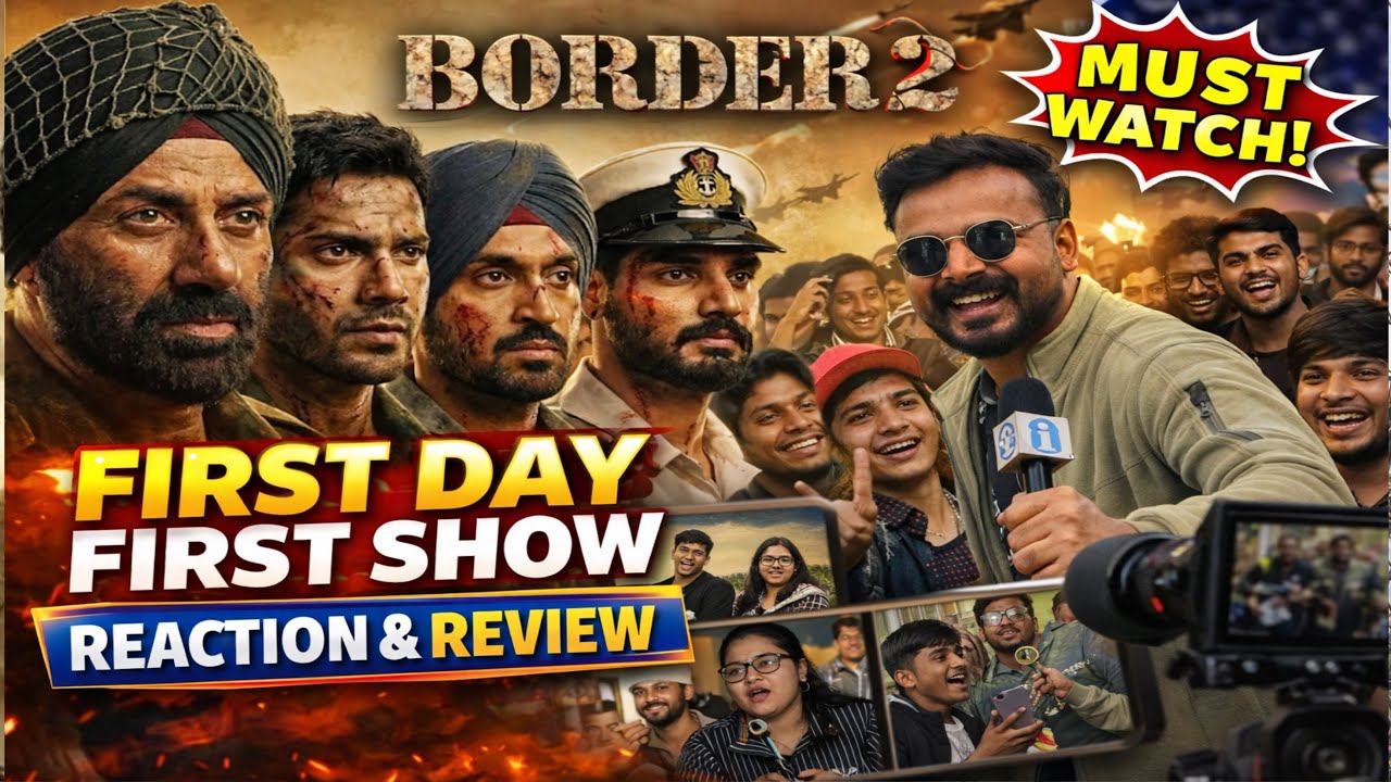 Border 2 First Day First Show 🔥 | Public Review & Reaction 😱 | Full Theatre Response 🎥