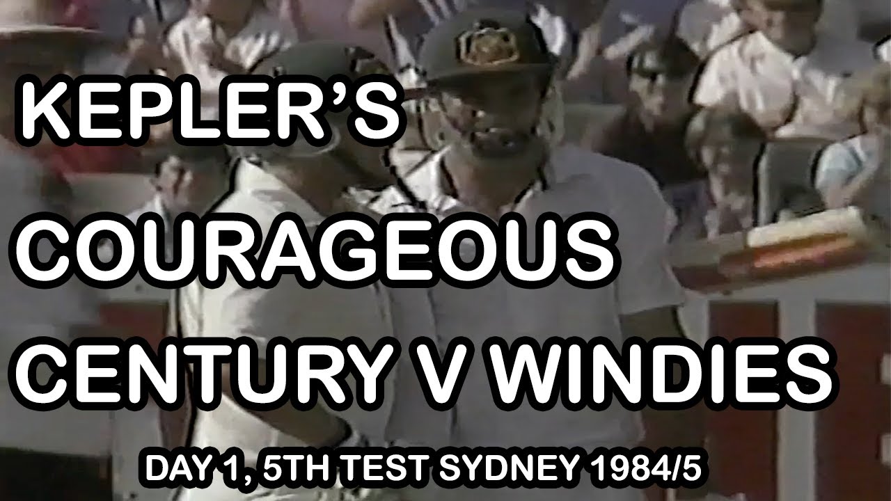 Wessels finally gets that century! Day 1 match report Australia v West Indies, 5th test - 1984/5