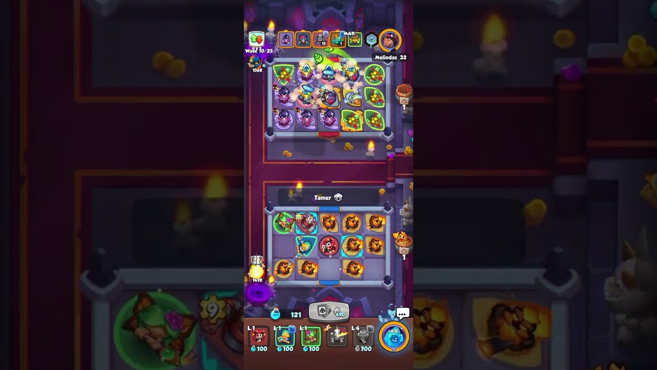 Rush Royale: floor 5 speedrun 