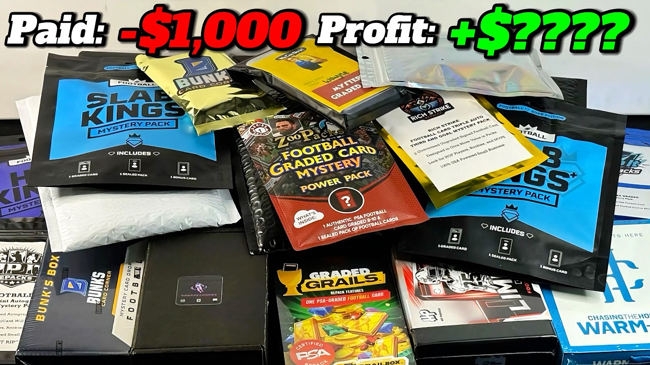 I Spent $1,000 on Sports Card Mystery Packs and Made $________