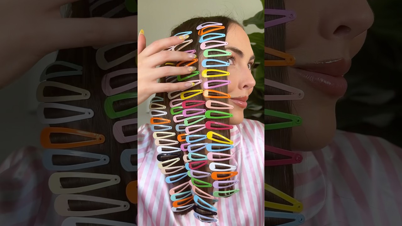 УГАДАЙТЕ, сколько часов ушло на то, чтобы закрепить эти заколки!! 👀😳 #кудрибезнагрева #урокиповол...