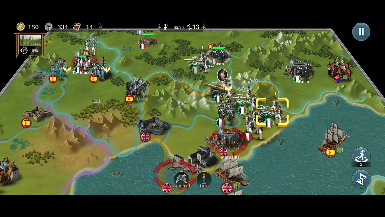 «Битва при Тулоне» (в игре European War 6)