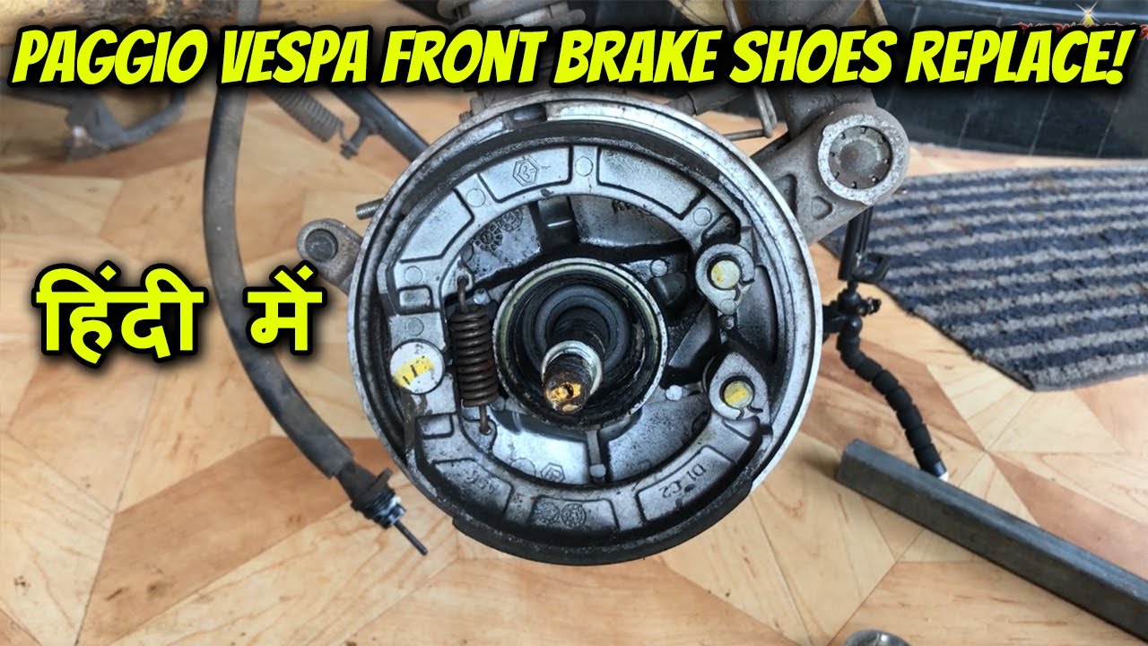 DIY: How to Replace Piaggio Vespa Front Brake Shoes | Step-by-Step Tutorial