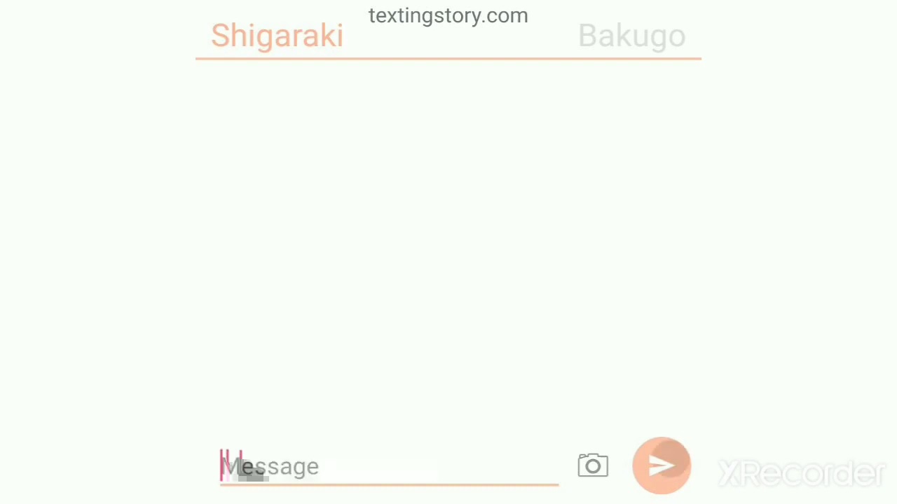Shigaraki x Bakugo Texting Story