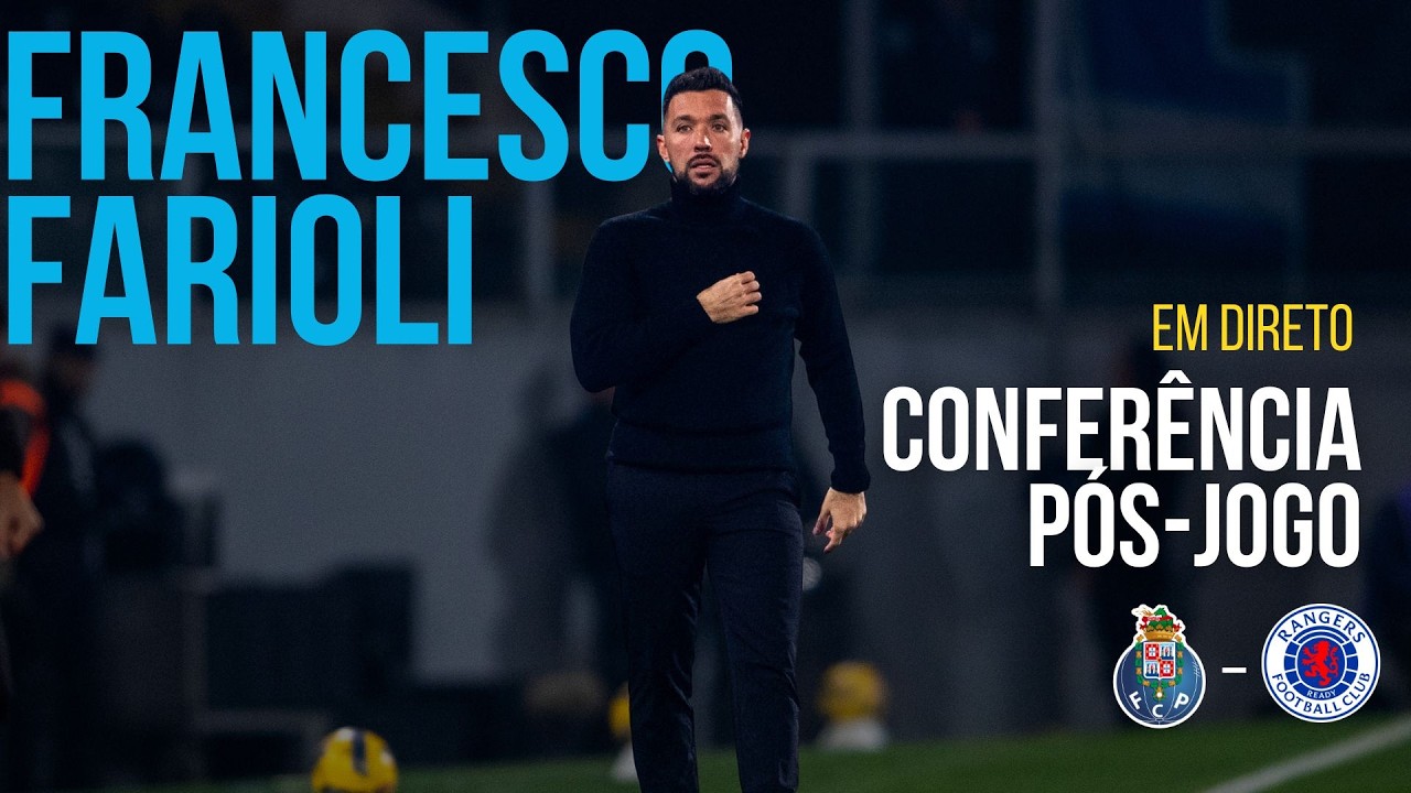 🔴 EM DIRETO | CONFERÊNCIA PÓS-JOGO | FC Porto - Rangers (Imagens SIC)
