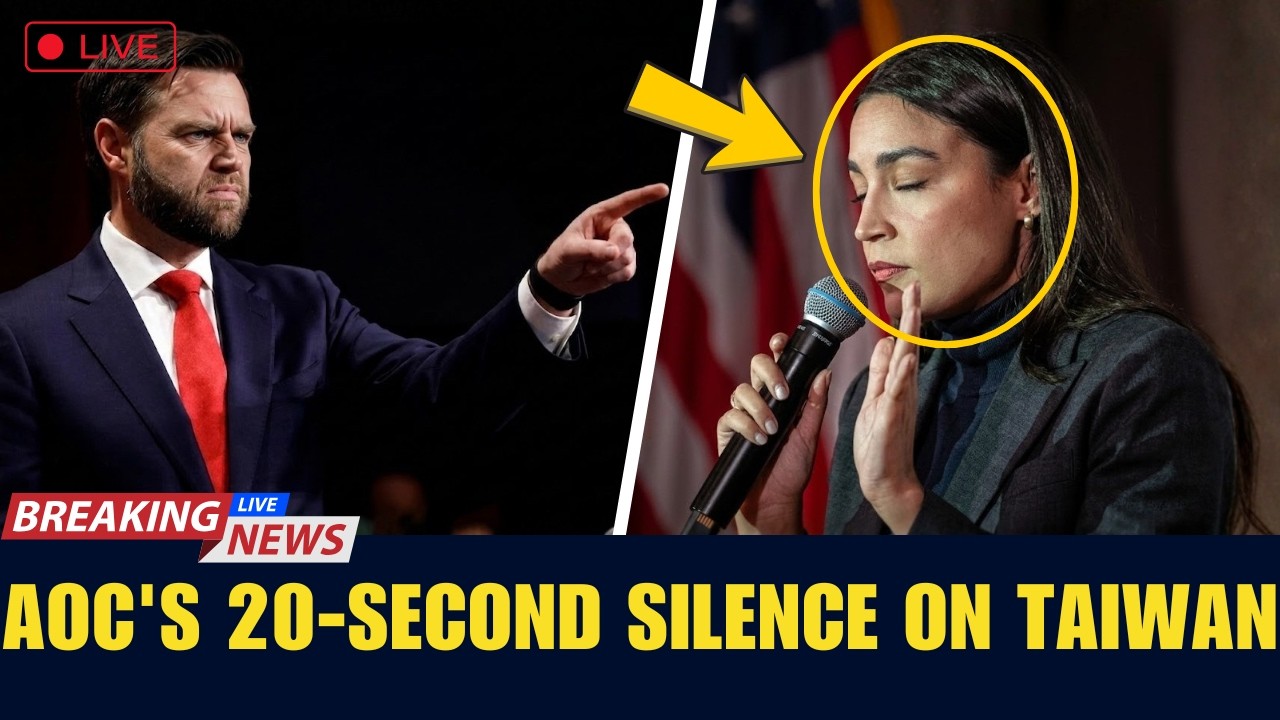 VP Vance Confronts AOC Live: Tax the Rich Dress, Ketamine Funds & 20-Second Taiwan Silence