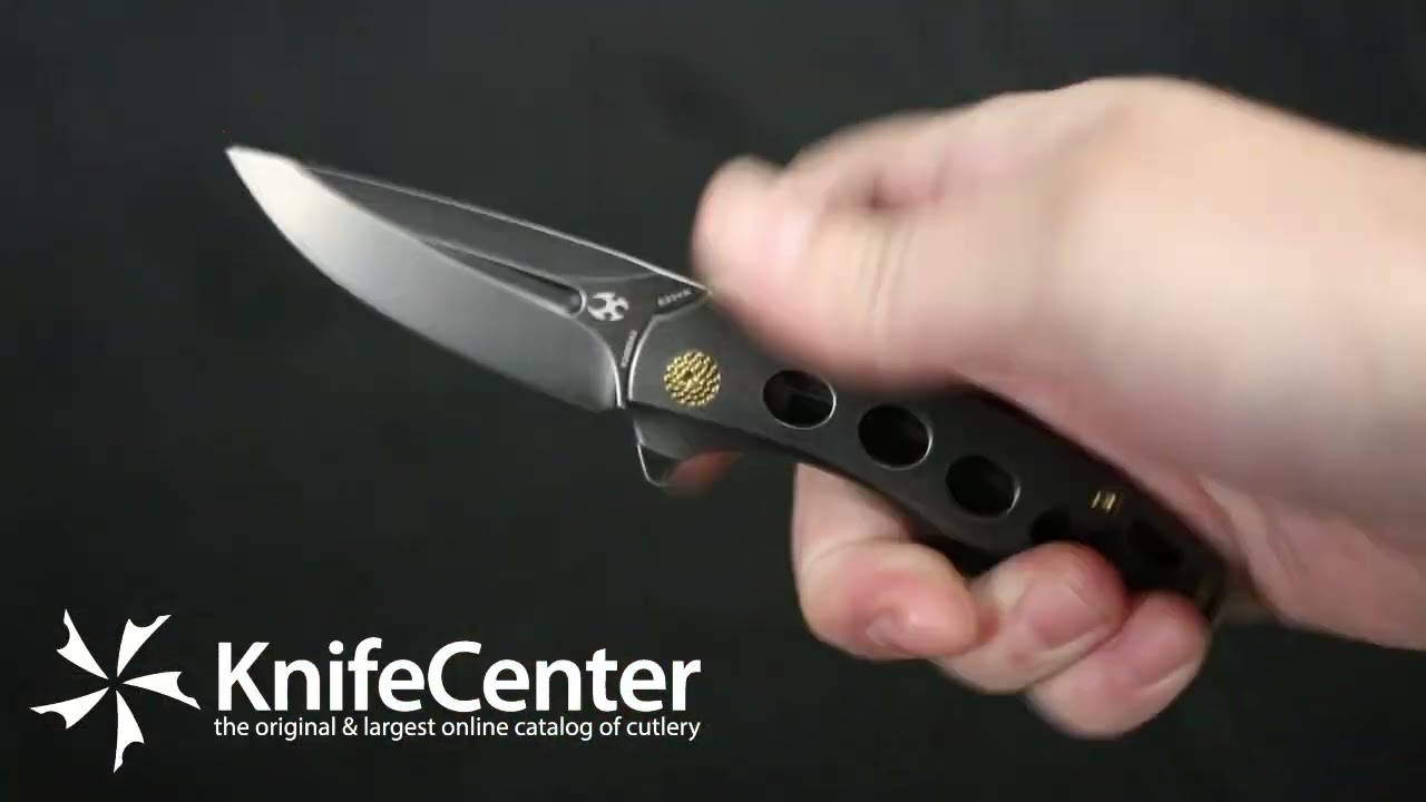Kansept Knives Cassowary Frame Lock Flipper Knife
