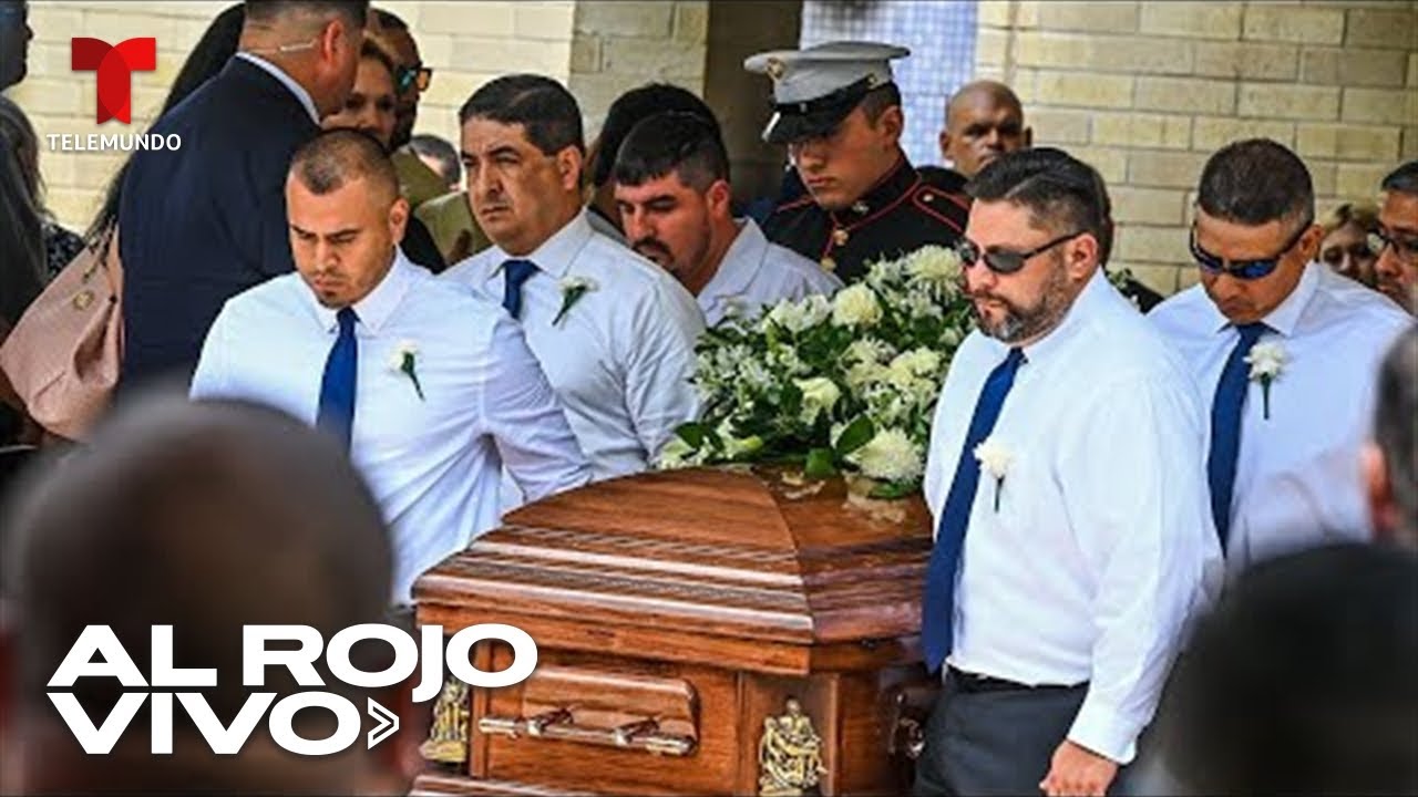 Uvalde: Entierran a maestra víctima del atentado y a su esposo