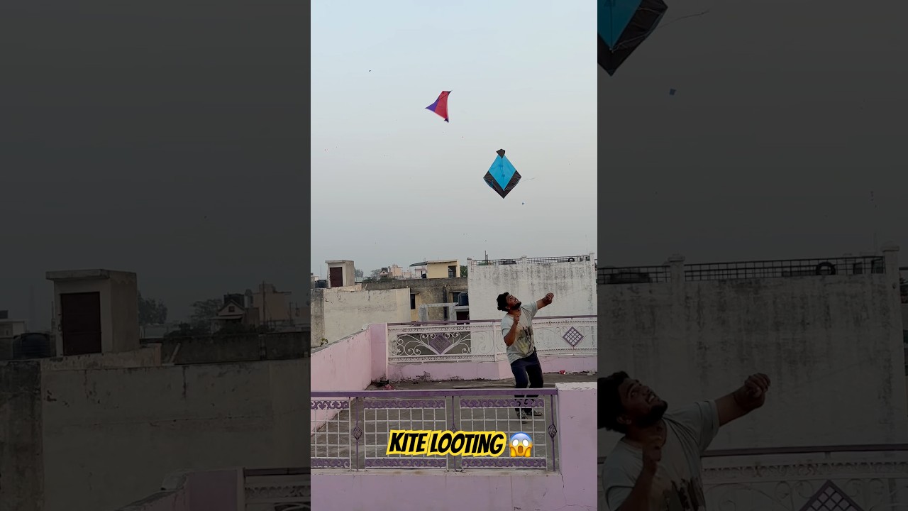 Yah wali donon Patang lootenge ham. 😱🪁 KITE LOOTING 🪁 