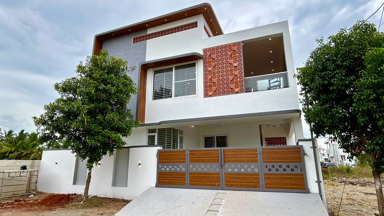 5.25 சென்ட்ல Contemporary Style 4BHK வீடு விற்பனைக்கு 🏡 Indoor Garden & Acrylic Kitchen | Epi-1345