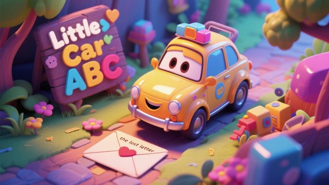 Little Car ABC und der verlorene Brief – Kinderlied & Kinderreim
