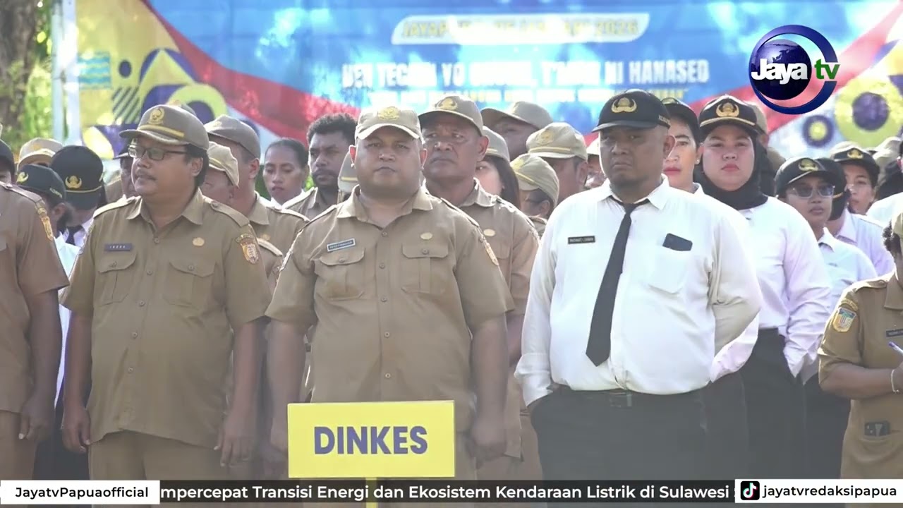 WAKIL WALI KOTA JAYAPURA TEGASKAN DISIPLIN ASN DI APEL GABUNGAN