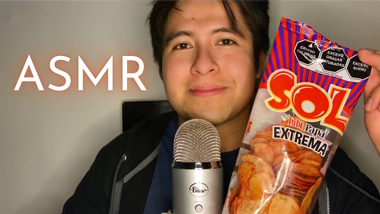 ASMR COMIENDO PAPAS SOL☀️