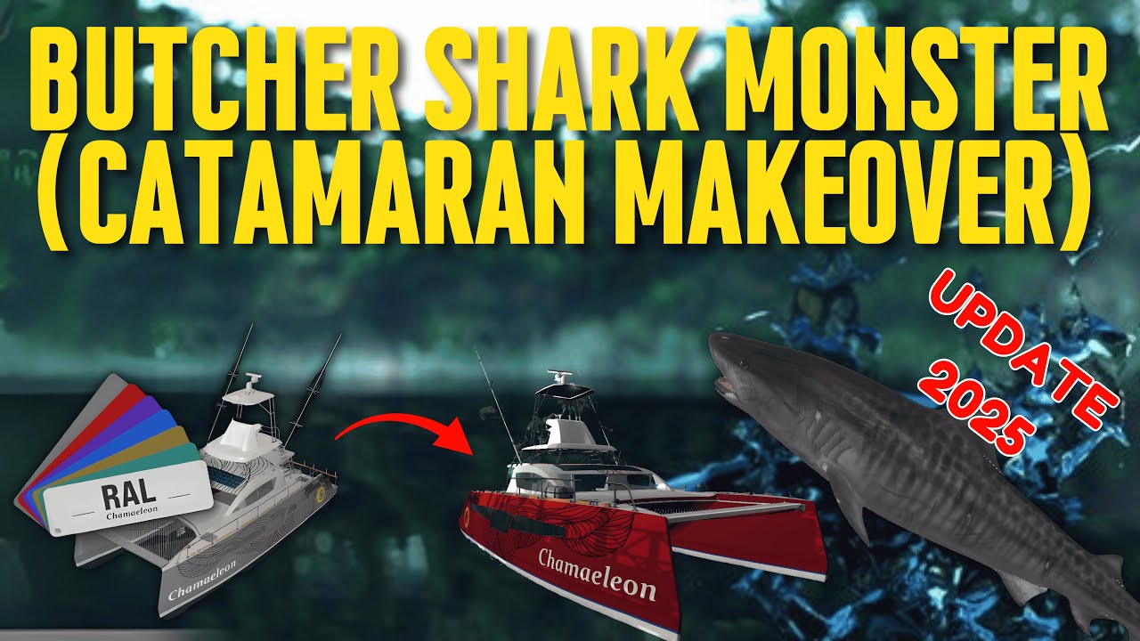 🎣🦈 How to Catch Butcher Shark l Catamaran Makeover | Full Setup, Spot & Peak Time | Fishing Planet🎣🐟