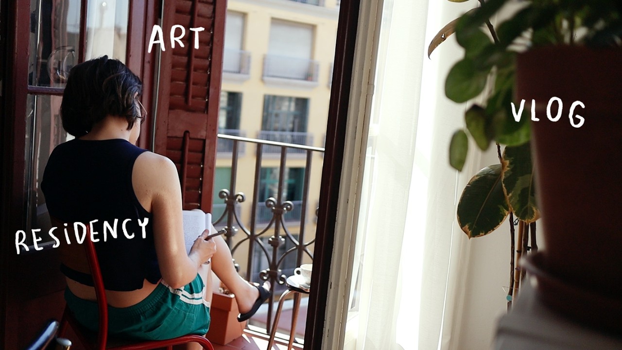 I did an art residency in Barcelona to work on my book