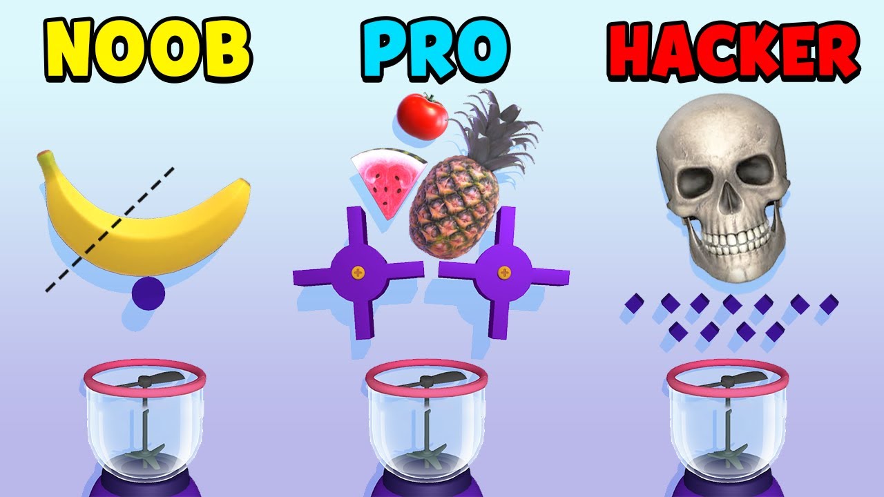 NOOB vs PRO vs HACKER - Good Slice