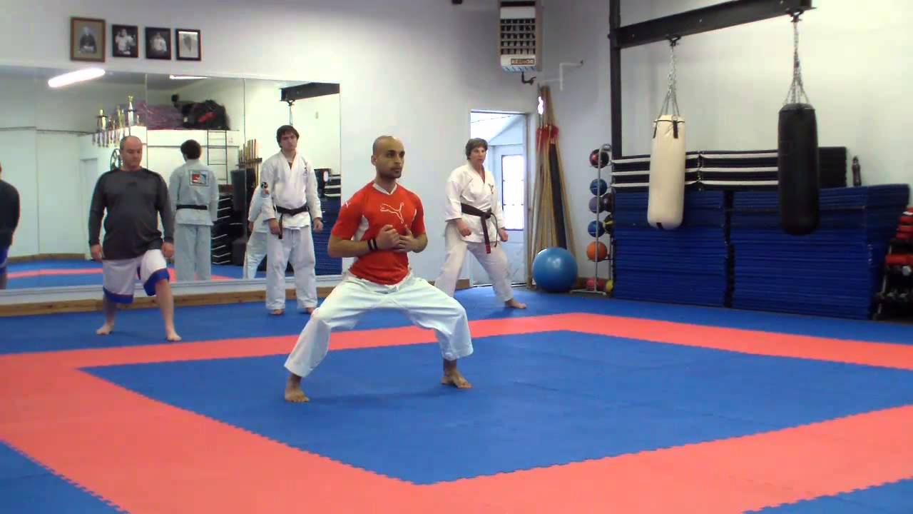 Karate Training Kihon Kata Kumite