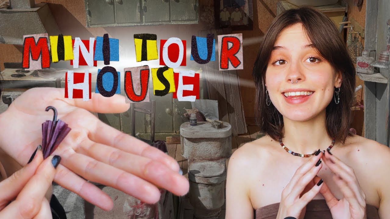 TOUR x CASA ABANDONADA MINIATURA (+DIY con materiales reciclados) || pequeñas creaciones