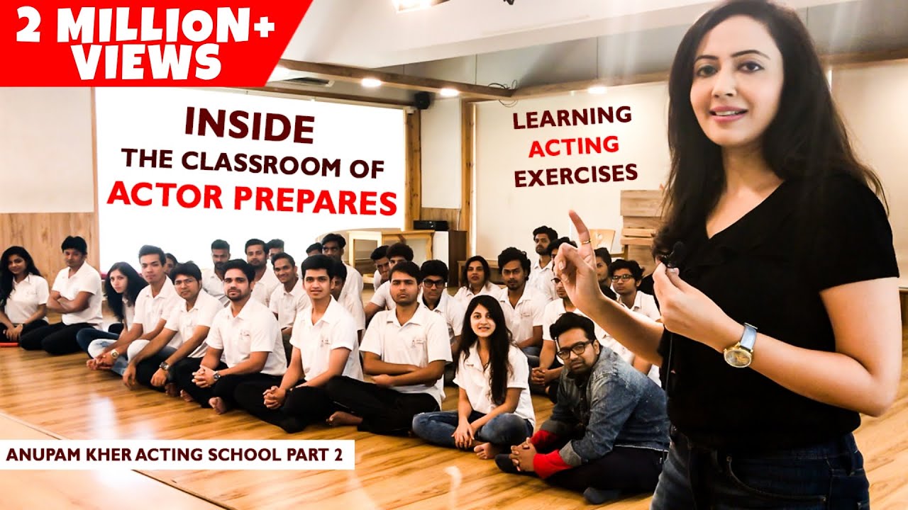 How to CRY for Camera, Multitasking & Improvising Exercises | Anupam Kher's Acting School PART 2