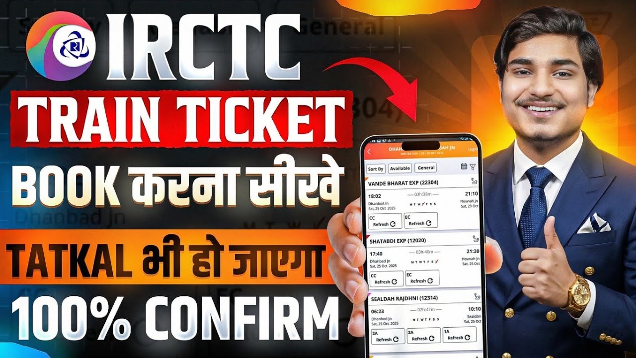 IRCTC Se Ticket Kaise Book Kare | How To Book Train Tickets Online In India | Train Ticket Booking