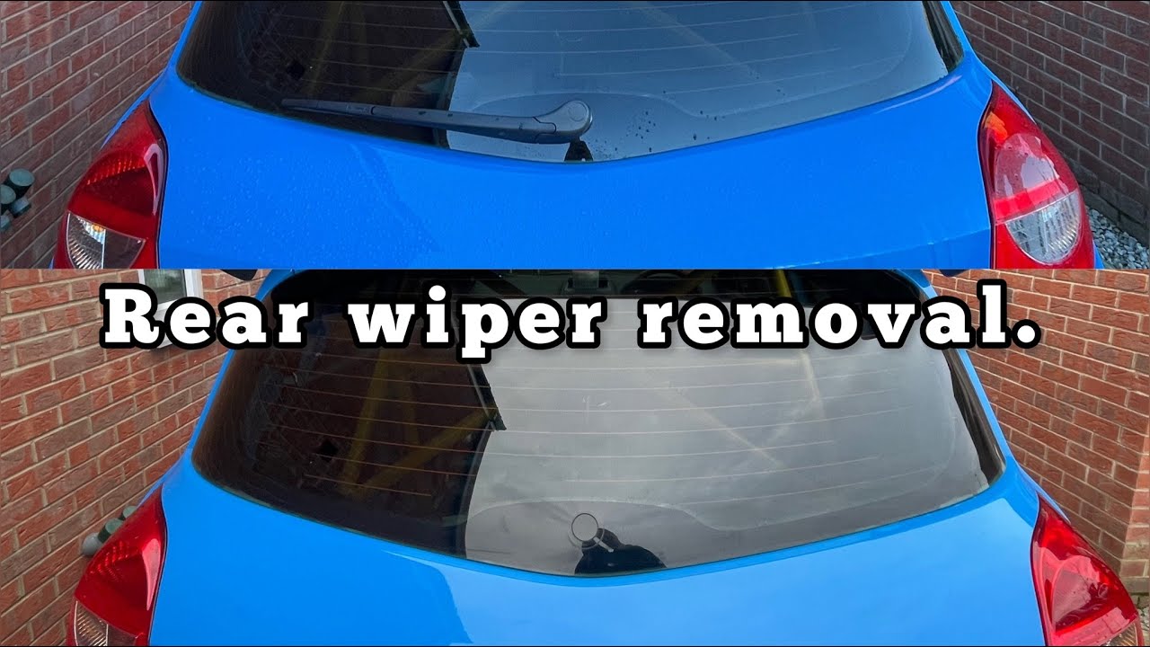 Renault Clio MK3 197/200 rear wiper removal