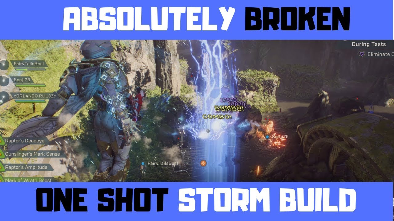 ANTHEM - STORM IS OP- God Tier Storm Build For Grandmaster | One Shot Shield Destroyer