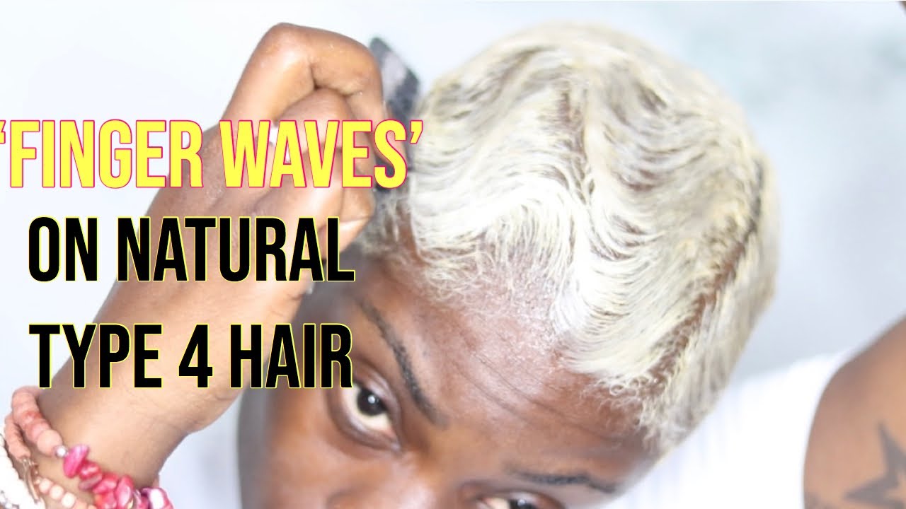 Create Fingerwaves on Natural Type 4  Hair (TWA)| Feat. Style Factor